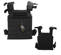 Zip Zap Zooom Combat British Army Military Molle Spartan Plate Carrier Assault Surplus Vest Black