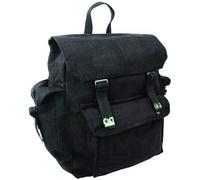 Zip Zap Zooom Highlander Mens Man Combat Military Rucksack Travel Back Pack Canvas Surplus Shoulder Bag (Black)