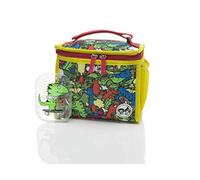 Zip & Zoe Kids Dino Thermal Insulated Lunch Box/Bag with Compartments, Ice Pack and Handle PVC free and BPA free,BM3488