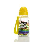 Zip & Zoe Kids Rainbow Drinking Water Bottle With Straw BPA, BPS and Pthalate-Free