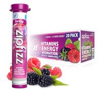 Zipfizz Healthy Energy Mix, Berry, 20 Tubes, 11 g Each