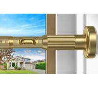 ZipGlo Gold Long Tension Rod 190-262cm 1PCS,Heavy Duty Room Divider Pole