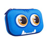 ZIPIT Beast Pencil Box for Kids, Pencil Case for School, Organizer Pencil Bag, Large Capacity Pencil Pouch (Blue)