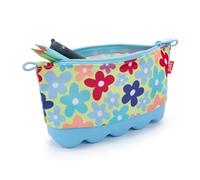 ZIPIT Flowers Pencil Case for Girls | Silicone Large Capacity Pencil Pouch | Pencil Bag for School, College and Office