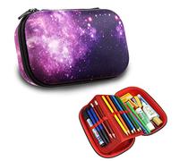 ZIPIT Galaxy Pencil Box for Girls, Cute Pencil Case for School, Large Capacity Stationery Organizer Box