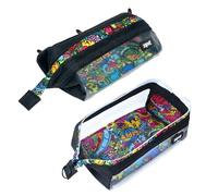 ZIPIT Clear Lenny Pencil Case, Large Capacity Zipper Pouch for School, Stationery Bag for Teen Girls Boys and Adults