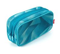 ZIPIT MeshUp Pencil Case, Double Compartment Mesh Pencil Pouch for School, Aesthetic Stationery Organizer for Kids, Teens and Adults
