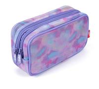 ZIPIT MeshUp Pencil Case for Girls, Double Compartment Mesh Pencil Pouch for School, Aesthetic Stationery Organizer for Kids, Teens and Adults