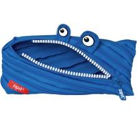 ZIPIT Monster Pencil Case for Boys | Pencil Pouch for School, College and Office | Pencil Bag for Kids (Blue)