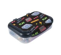 ZIPIT Recycled Plastic Pencil Box for Boys, Large Capacity Pencil Case for School, Durable Stationery Organizer Box, Gaming