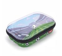 ZIPIT Clear Top Pencil Box for Boys | Soccer Pencil Case for School | Large Capacity Pencil Pouch