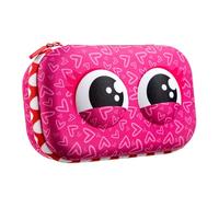 ZIPIT Wildlings Pencil Box for Girls | Pencil Case for School | Organizer Pencil Bag | Large Capacity Pencil Pouch (Pink)