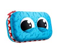ZIPIT Wildlings Pencil Box for Kids | Pencil Case for School | Organizer Pencil Bag | Large Capacity Pencil Pouch (Blue)