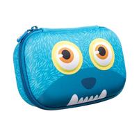 ZIPIT Wildlings Pencil Box for Kids | Pencil Case for School | Organizer Pencil Bag | Large Capacity Pencil Pouch (Blue)