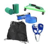 Zipline Kits for Backyard | ABS-Slider Wear Resistant Zipline Pulley Kit, Adventure Games Set to Install Adventure Game to Build and Play, from 5A