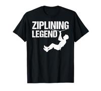 Ziplining Legend - Zipline Gifts Funny Zipliner Zip Line T-Shirt