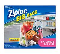 Ziploc Big Bag Double Zipper, X-Large, 4-Count