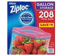 Ziploc Double Zipper Storage Gallon - 4/52 ct.