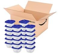 Ziploc Food Storage Meal Prep Containers Reusable for Kitchen Organization, Smart Snap Technology, Dishwasher Safe, Deep Square, 24 Count