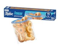Ziploc Freezer Bags Two Gallon 10 ct