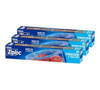 Ziploc Freezer Bags, Two Gallon, 3 Pack, 10 ct