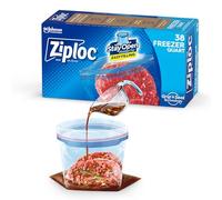 Ziploc Freezer Bags Value Pack, Quart Size, 38 ct