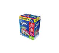 Ziploc Freezer Variety Bag Microwave Safe 347 Pack