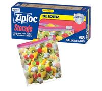 Ziploc Slider Storage Bags Gallon, 68.0 Count
