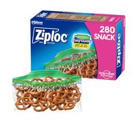 Ziploc Smart Zip Snack Bags 300 ct