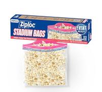 Ziploc Stadium Bags, Gallon, Easy Open Tabs, 22 Count