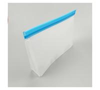 Ziplock Bags Food Storage Silicone Bag PEVA Ziplock Bag for Food Storage Plastic Reusable Freezer Fresh-Keeping Kitchen Organizer and Storage Freezer Bags (Color : S M L Total 3pcs)