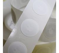 ZipNFC Strip of 10 25mm White PVC NFC Stickers - NXP NTAG215 - TagMo