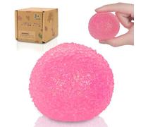 Ziporiajoy Stress Relief Squeeze Ball | Durable Fidget Toy for Autism and ADHD | Squishy Sensory Toy for Kids 3+ (Pink)