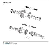 SRAM Freehub Body MTH 506 – for 506 Hub – Grey – 11.2015.023.100