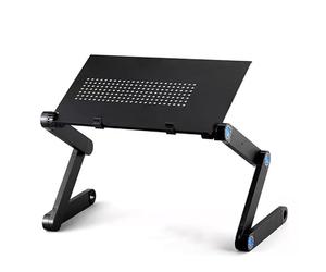 Zippace Adjustable Lap Desk for up to 17” MacBook Air/Pro Dell HP All Laptop Computer Portable Multifunctional Ergonomic Vented Table Mount TV Bed Tray Book Holder Stand Desk (480 * 260mm, Black)