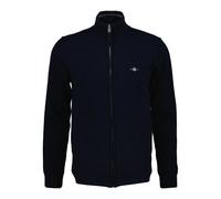 Zipped cardigan Gant Superfine Bleu M