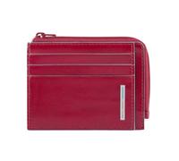 Piquadro Blue Square credit card case RFID leather 11 cm red