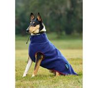 Weatherbeeta Comfitec Fleece Zip Dog Coat - Navy/burgundy 60CM