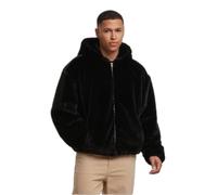 Urban Classics Full Zip Faux Fur Hoodie Jacket Hoodie black M