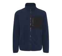 Zipped fleece Blend Regular Fit Bleu XL