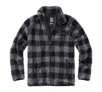 Zipped fleece Brandit Teddy Black M