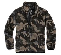 Brandit Teddyfleece Jacket, Color: darkcamo, Size: 3XL