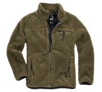 Zipped fleece Brandit Teddy Vert 3XL