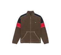 Quiksilver Clean Coast Block Full Zip Fleece Brown M Men