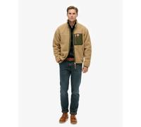 Zipped fleece Superdry Vintage Marron XL