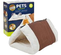 Zipped Large Sleep Play Cat Kitten Dog Pet Soft Tunnel Cosy Pillow Sack Cushion