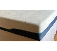 Zipped Mattress Encasement Protector | Total Cover for Anti Bug Bed Protection | 25cm depth Full Mattress Covering Pure Breathable Cotton (Superking (180 x 200 x 25cm))