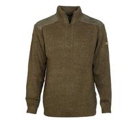 Zipped-neck sweater Idaho Green XL