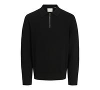 Zipped-neck sweater Jack & Jones Blamilano Noir XL