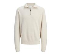 Jack & Jones Milano Stitch Half Zip Sweater Beige XL Men